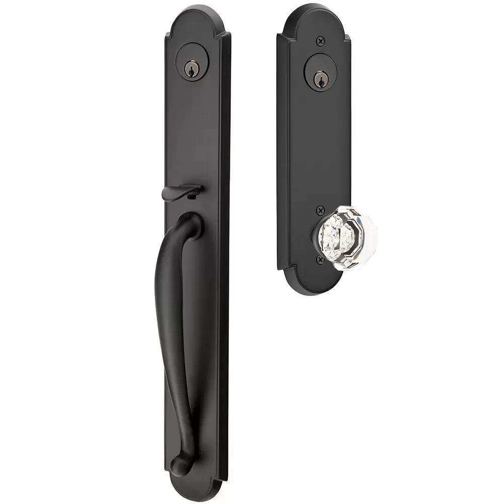 Emtek Wilmington Tubular Entryset Full Length with Old Town Knob