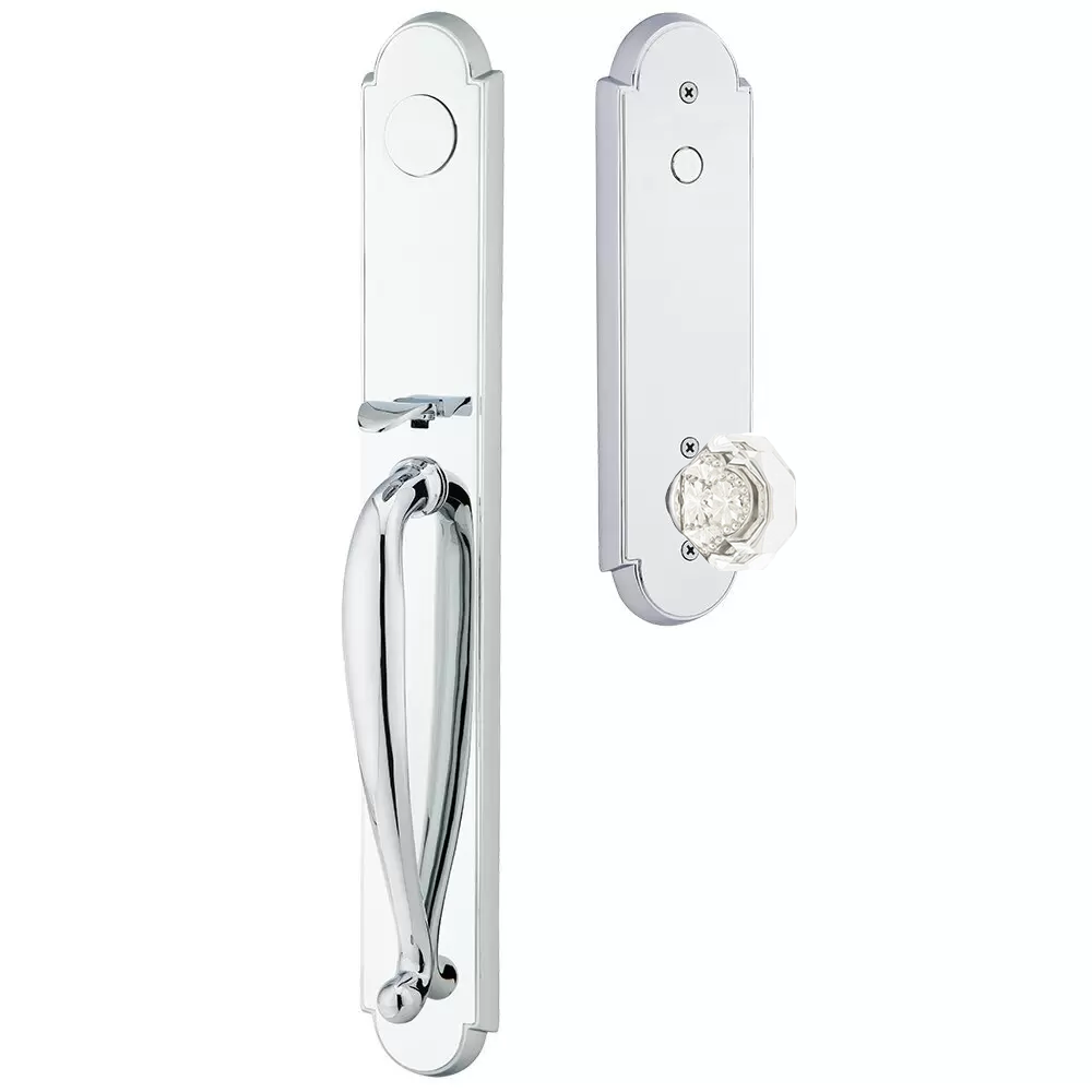 Emtek Wilmington Tubular Entryset Full Length with Old Town Knob