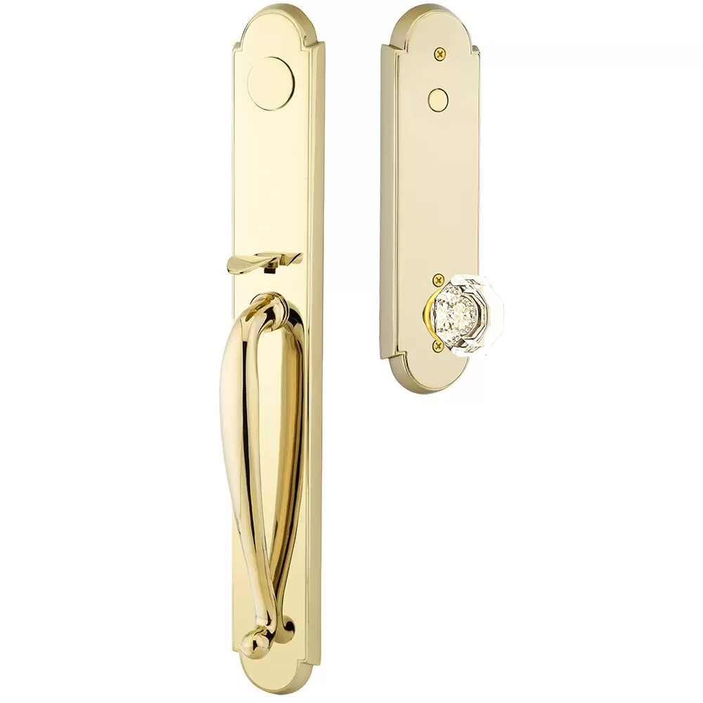 Emtek Wilmington Tubular Entryset Full Length with Old Town Knob