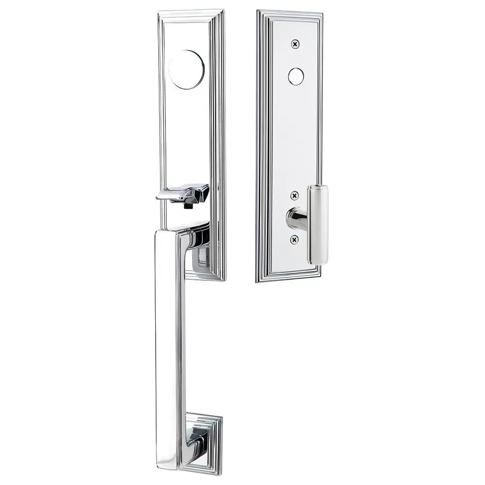 Emtek Wilshire Tubular Entryset Monolithic with Ace Knob