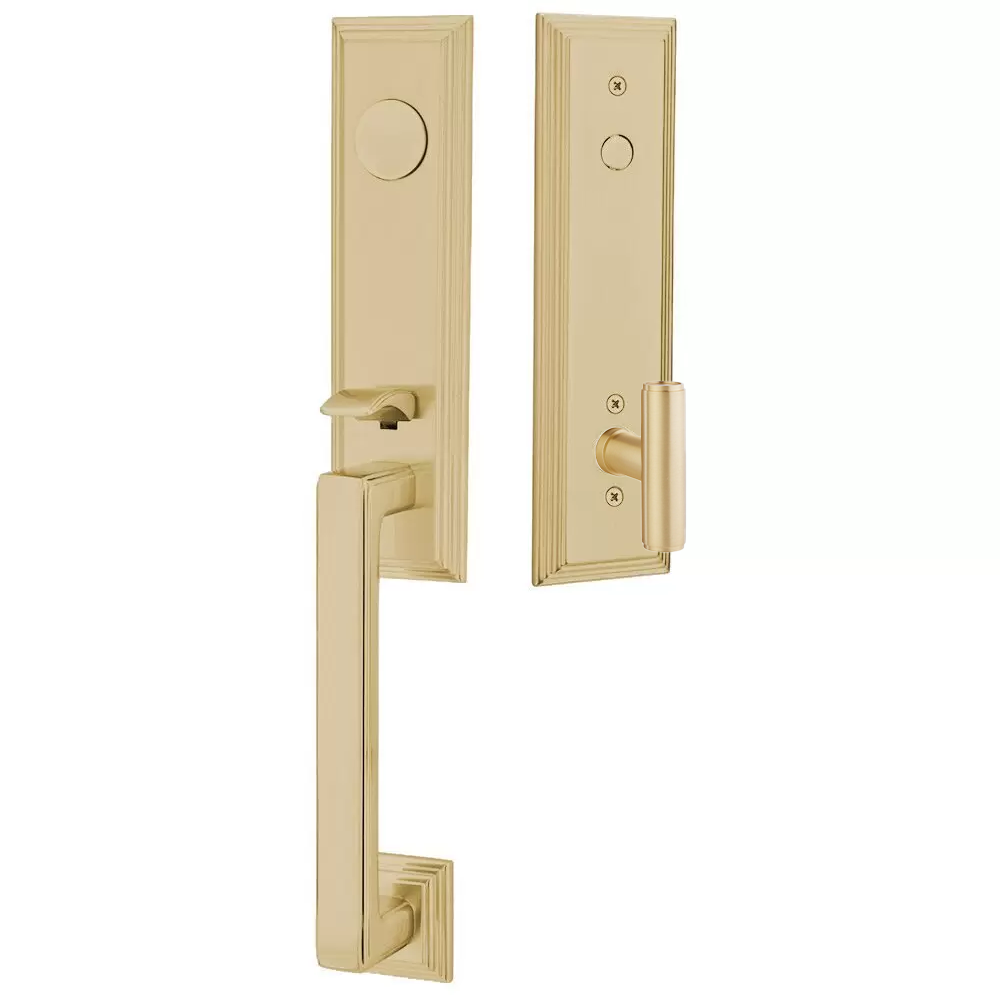 Emtek Wilshire Tubular Entryset Monolithic with Ace Knob