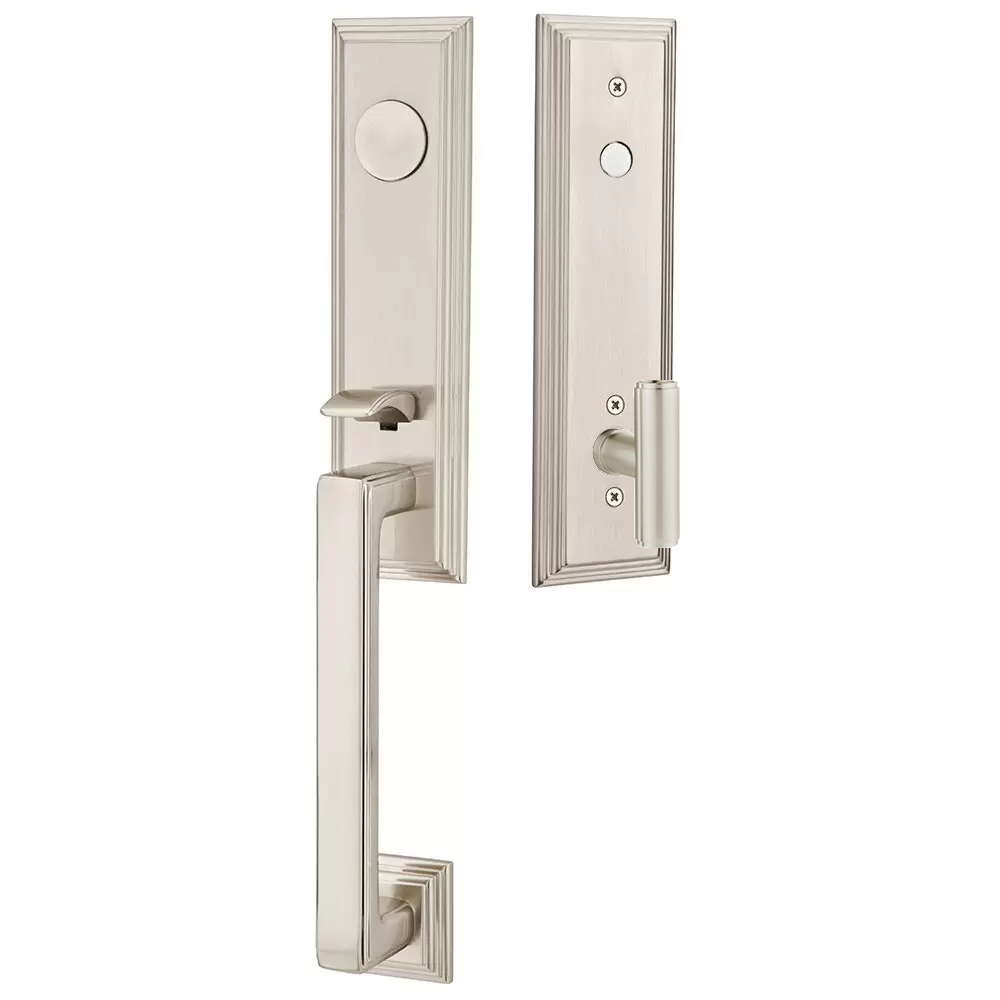 Emtek Wilshire Tubular Entryset Monolithic with Ace Knob