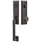 Emtek Wilshire Tubular Entryset Monolithic with Belmont Knob