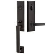 Emtek Wilshire Tubular Entryset Monolithic with Breslin Lever