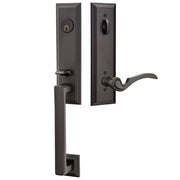 Emtek Wilshire Tubular Entryset Monolithic with Coventry Lever