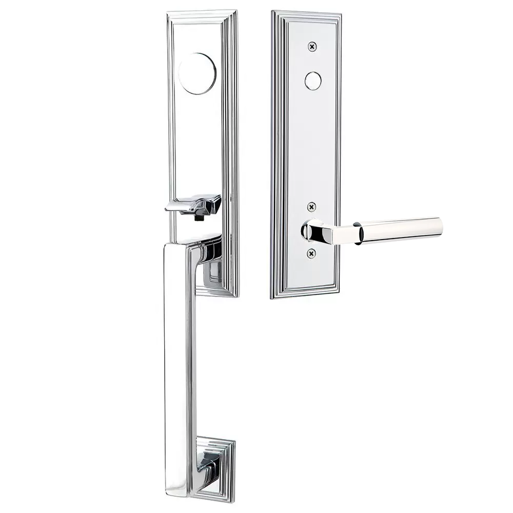 Emtek Wilshire Tubular Entryset Monolithic with Hercules Lever