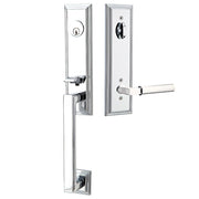 Emtek Wilshire Tubular Entryset Monolithic with Hercules Lever