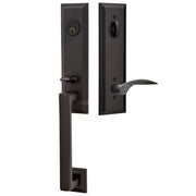 Emtek Wilshire Tubular Entryset Monolithic with Mercury Lever