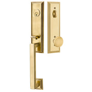 Emtek Wilshire Tubular Entryset Monolithic with Providence Knob