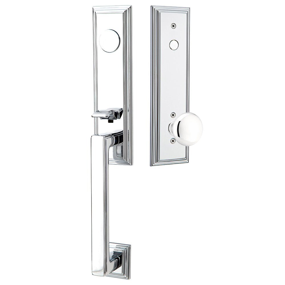 Emtek Wilshire Tubular Entryset Monolithic with Providence Knob