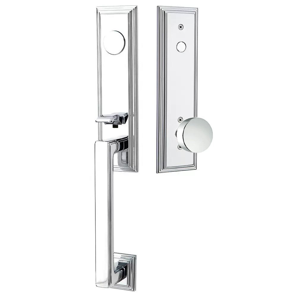 Emtek Wilshire Tubular Entryset Monolithic with Round Knob