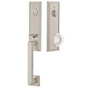 Emtek Wilshire Tubular Entryset Monolithic with Old Town Knob