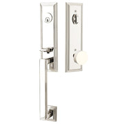 Emtek Wilshire Tubular Entryset Monolithic with Round Knob