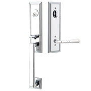 Emtek Wilshire Tubular Entryset Monolithic with Turino Lever