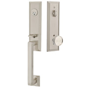 Emtek Wilshire Tubular Entryset Monolithic with Verve Knob