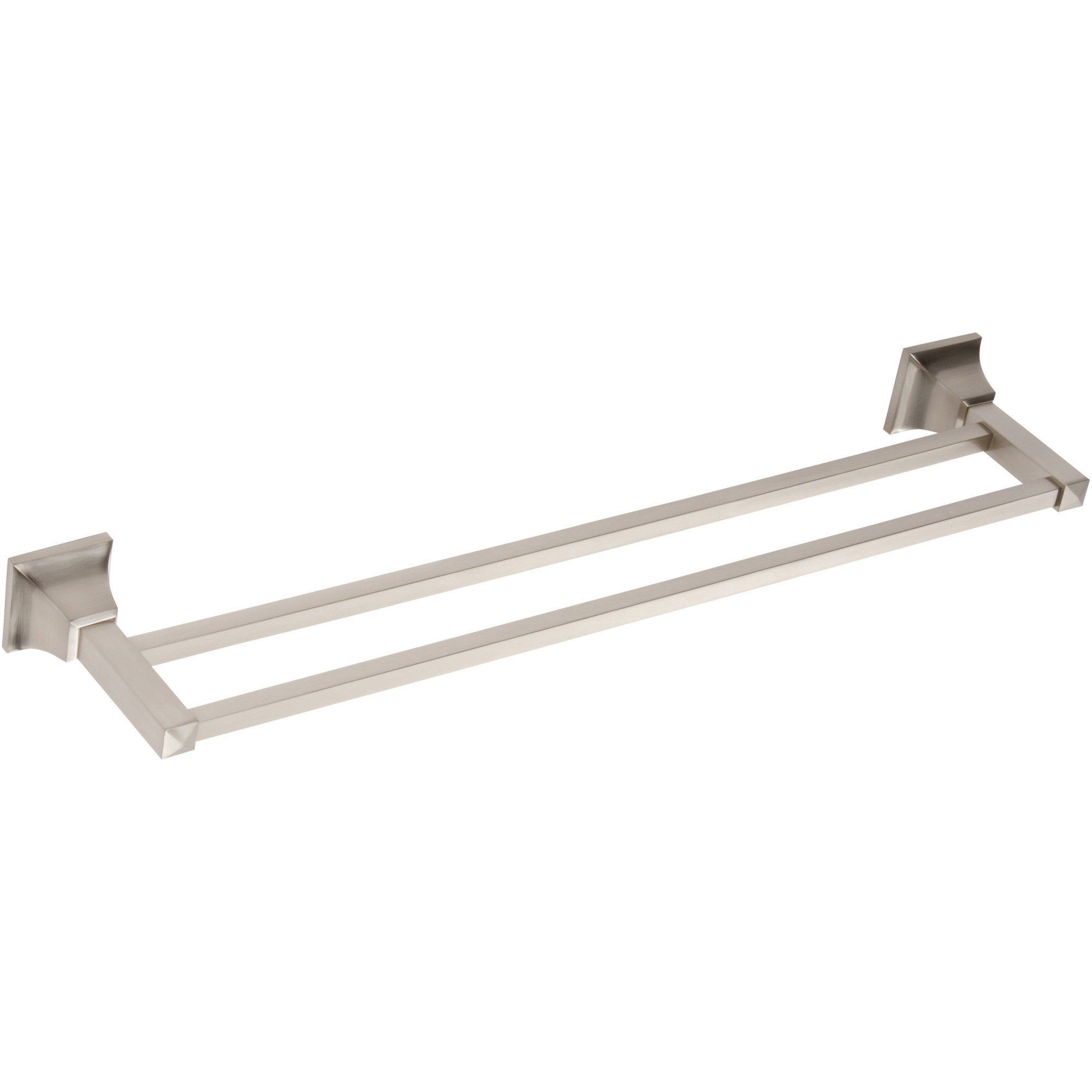 Gratitude Double Bath Towel Bar by Atlas Brushed Nickel