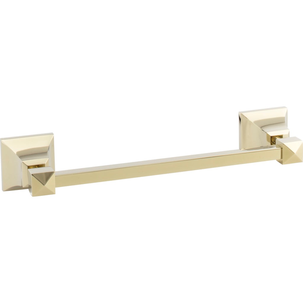 Gratitude Bath Towel Bar by Atlas 9-3/4" / French Gold