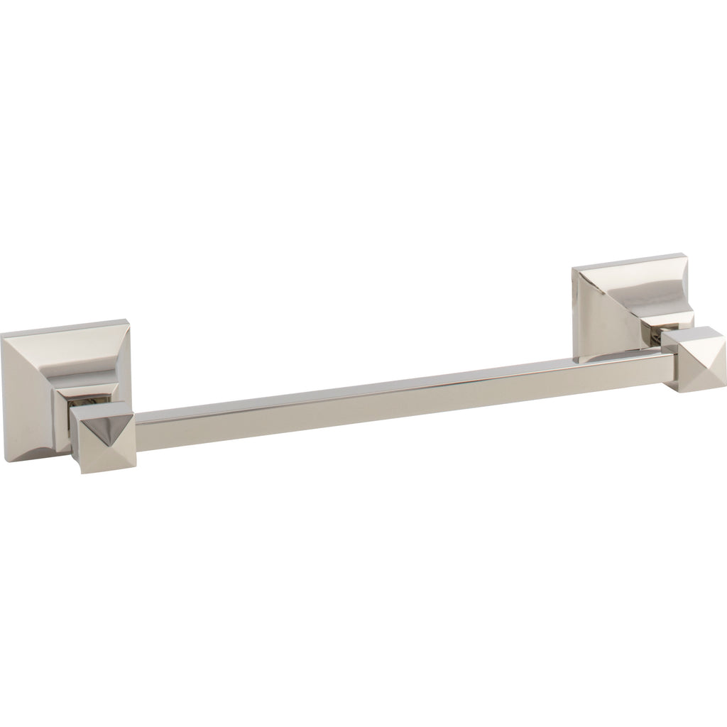 Gratitude Bath Towel Bar by Atlas 9-3/4" / Polished Nickel