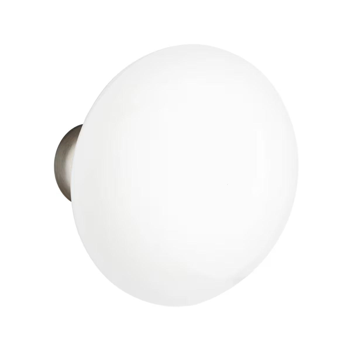 Emtek Manning Monolithic Tubular Dummy Entry Set With Ice White Porcelain Knob
