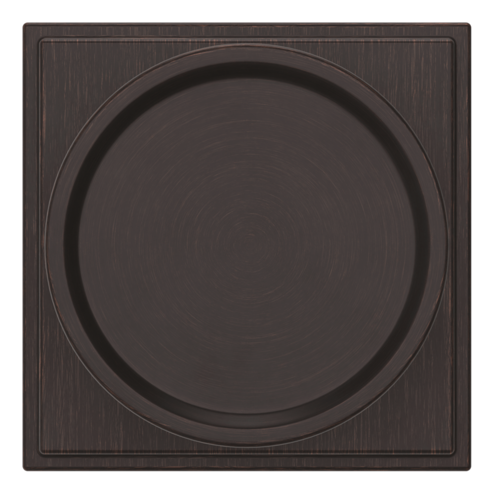 Baldwin K008 Hollywood Hills Knob Set with R050 Rose Venetian Bronze / Full Dummy / Reversible