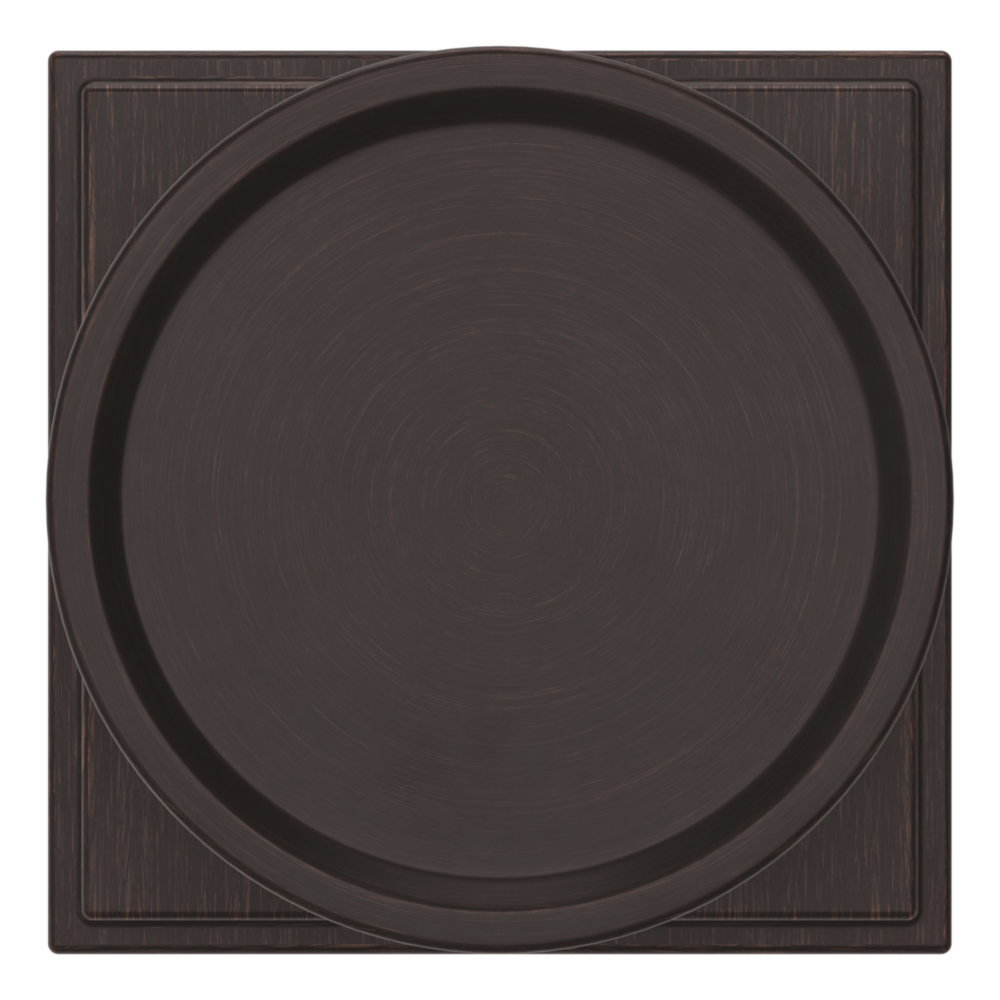 Baldwin K009 Hollywood Hills Knob Set with R050 Rose Venetian Bronze / Full Dummy / Reversible