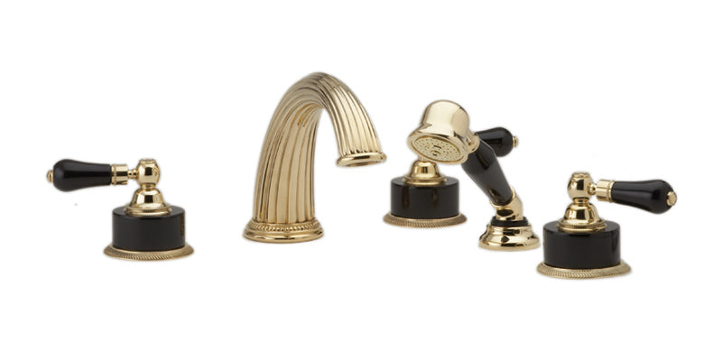 7-1/8" - Satin Nickel - REGENT Deck Tub Set with Hand Shower K2270P1 by Phylrich - New York Hardware