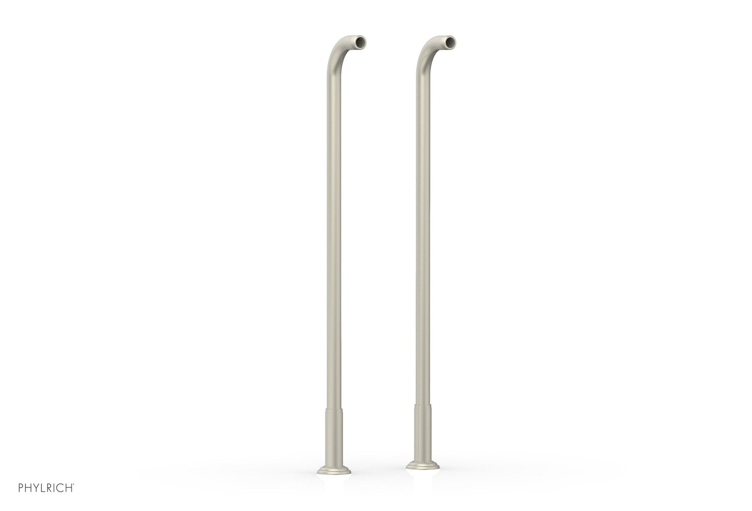 30" - Burnished Nickel - Pair Deck Riser Tubes K2390XFR30 (Tub Filler & Hand Shower NOT Included) by Phylrich - New York Hardware