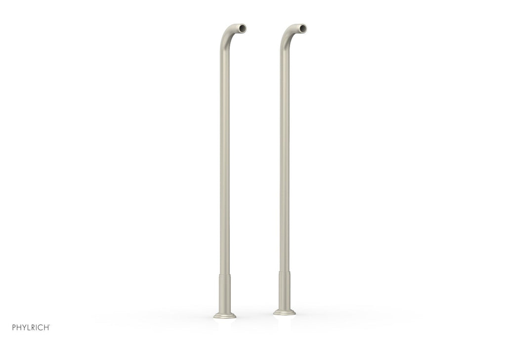 30" - Burnished Nickel - Pair Deck Riser Tubes K2390XFR30 (Tub Filler & Hand Shower NOT Included) by Phylrich - New York Hardware