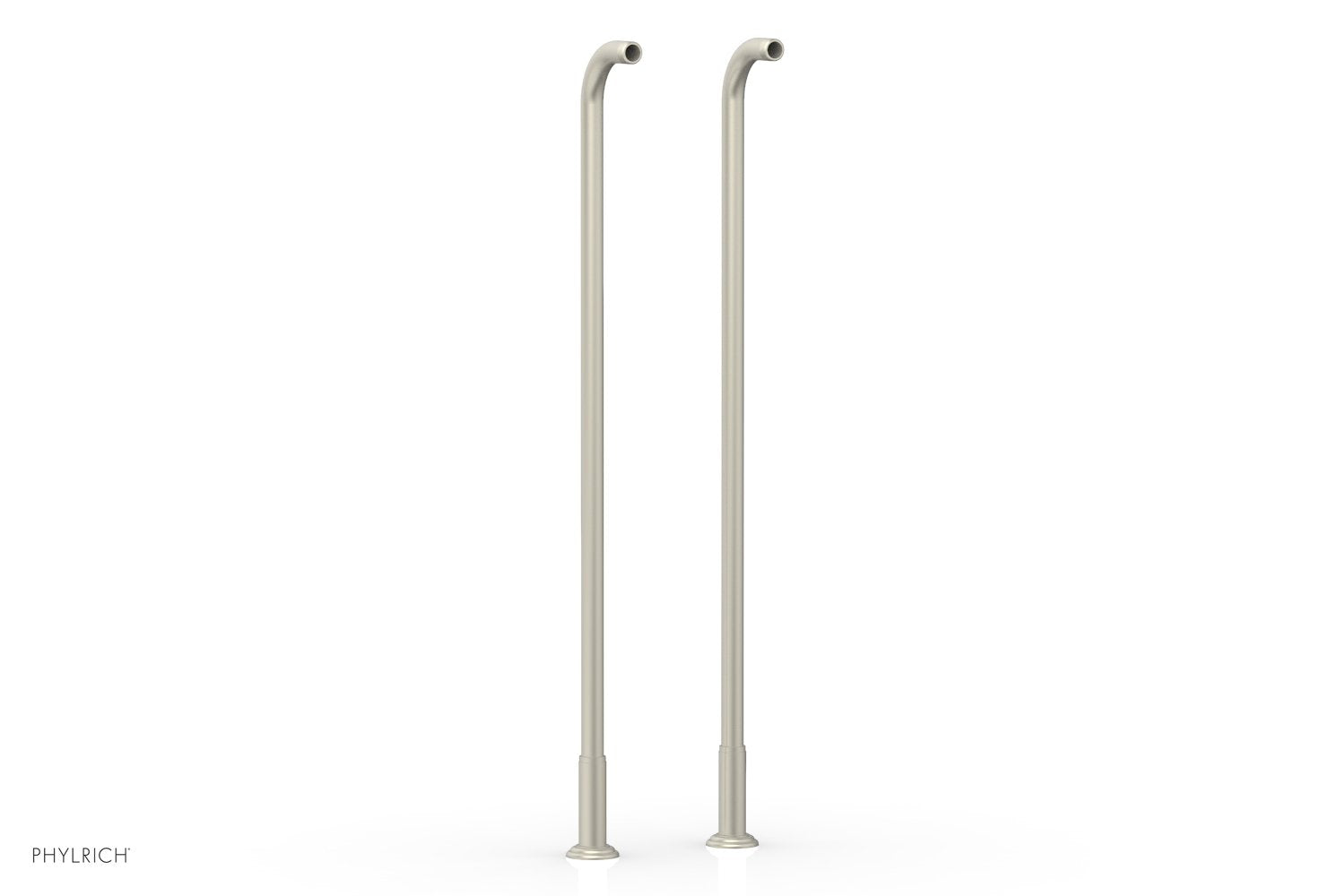 36" - Burnished Nickel - Pair Deck Riser Tubes K2390XFR36 (Tub Filler & Hand Shower NOT Included) by Phylrich - New York Hardware