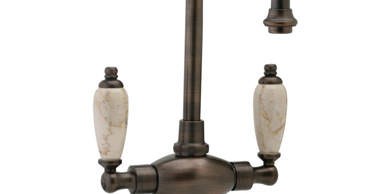 5-1/4" - Satin Brass - Kitchen & Bar Single Hole Bar Faucet K8158D by Phylrich - New York Hardware