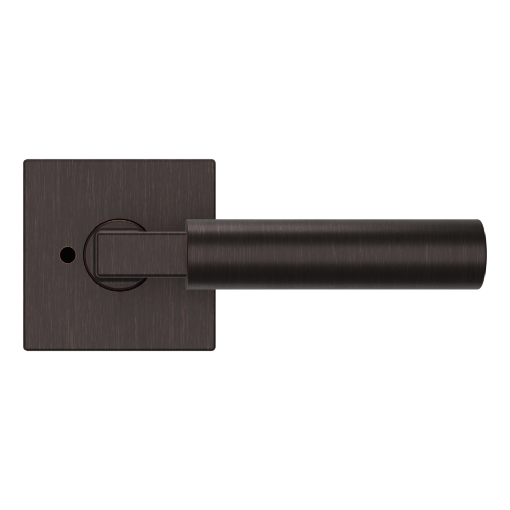 Baldwin L029 Gramercy Lever Set with R017 Rose Venetian Bronze / Privacy / Reversible