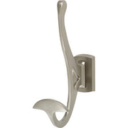 Legacy Bath Double Hook by Atlas Brushed Nickel