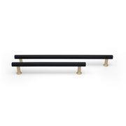 Matte Black, Satin Brass - 12Ó - Mod Appliance Pull by Hapny - New York Hardware