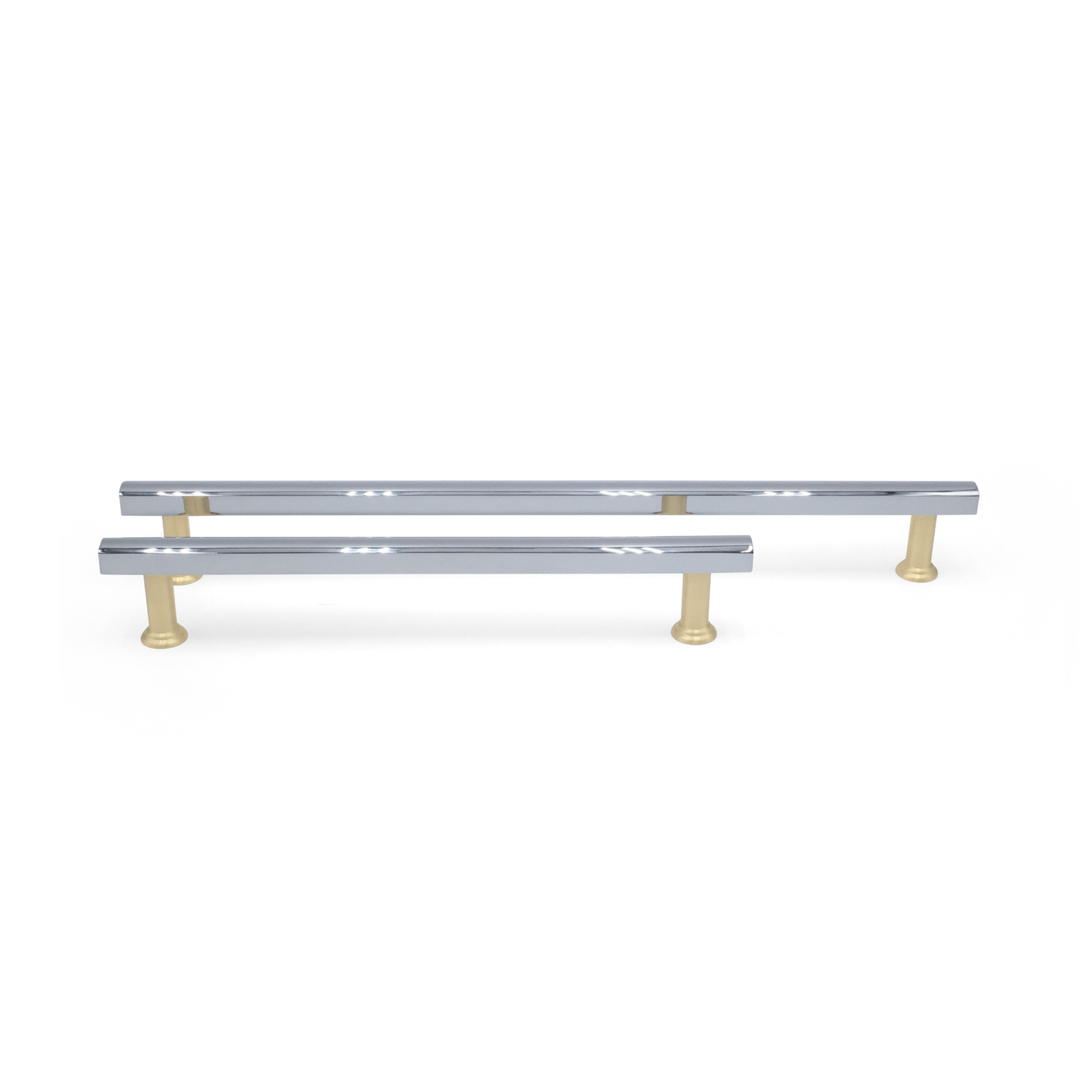 Polished Chrome, Satin Brass - 12Ó - New York Hardware
