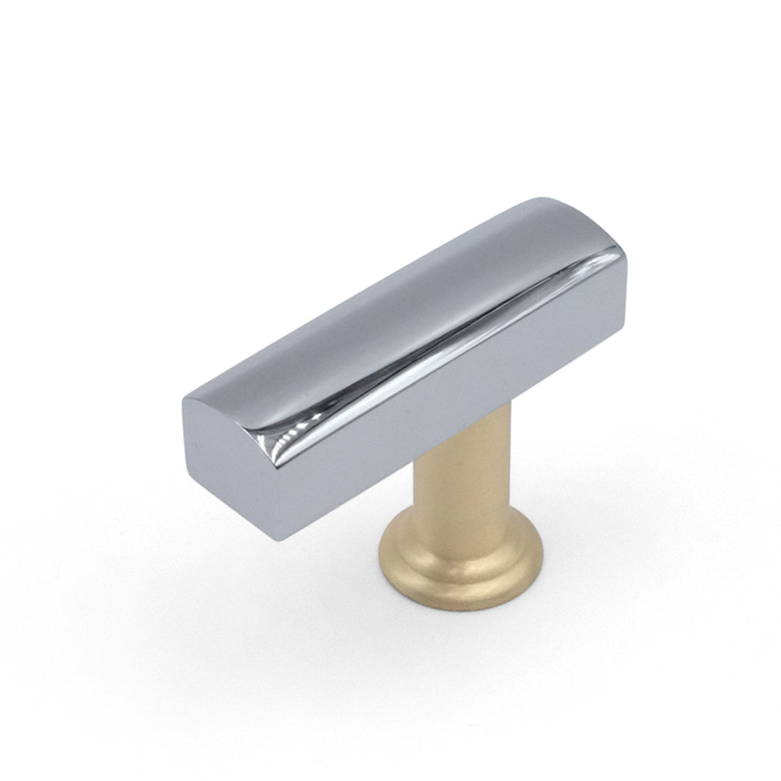 Polished Chrome, Satin Brass - 9/16Ó - New York Hardware