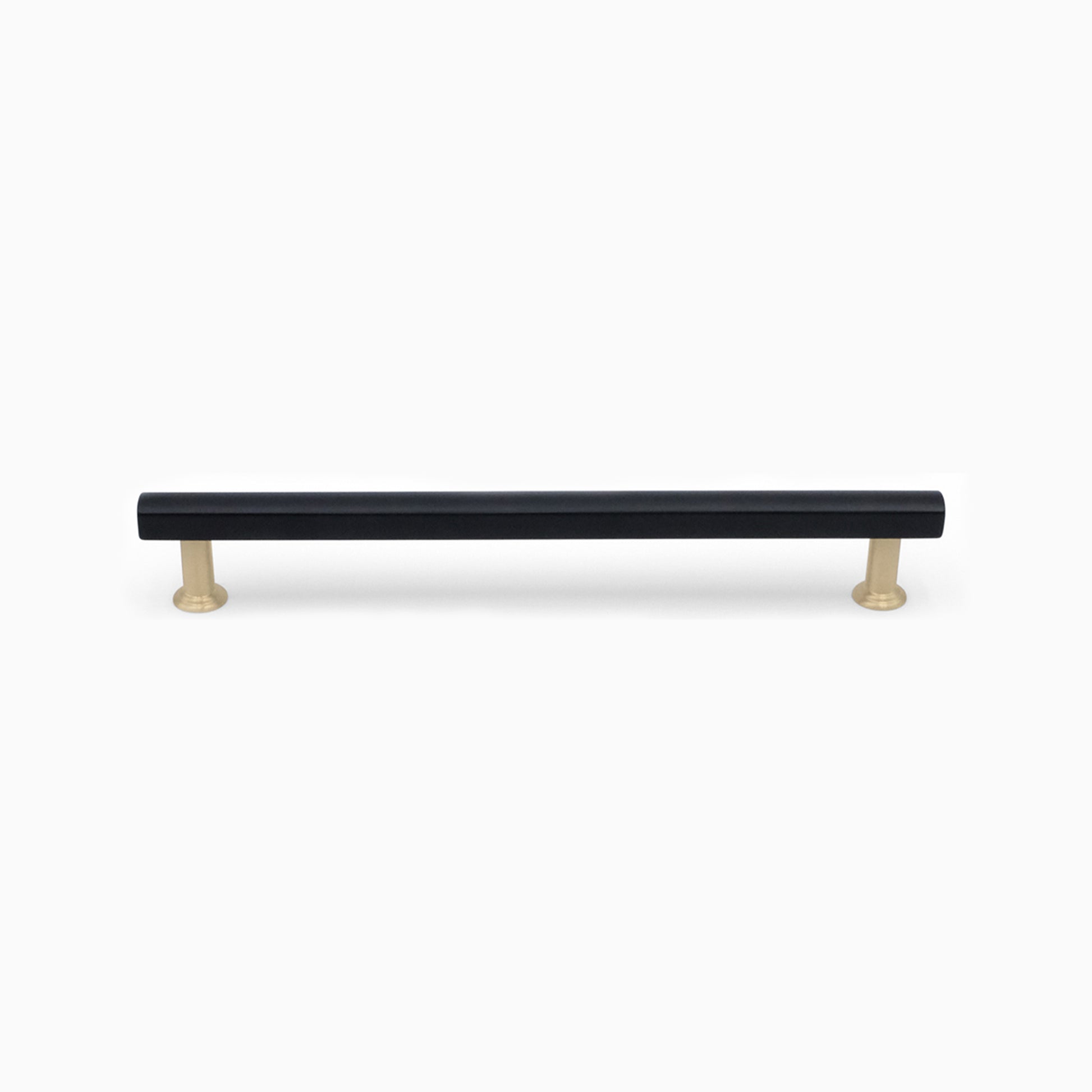 Matte Black, Satin Brass - 8Ó - New York Hardware