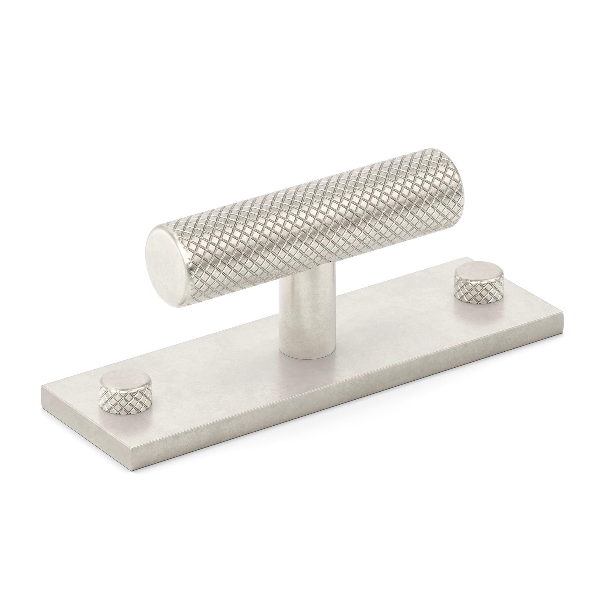 Armac Martin MIX Diamond Knurled T-bar Handle With Backplate