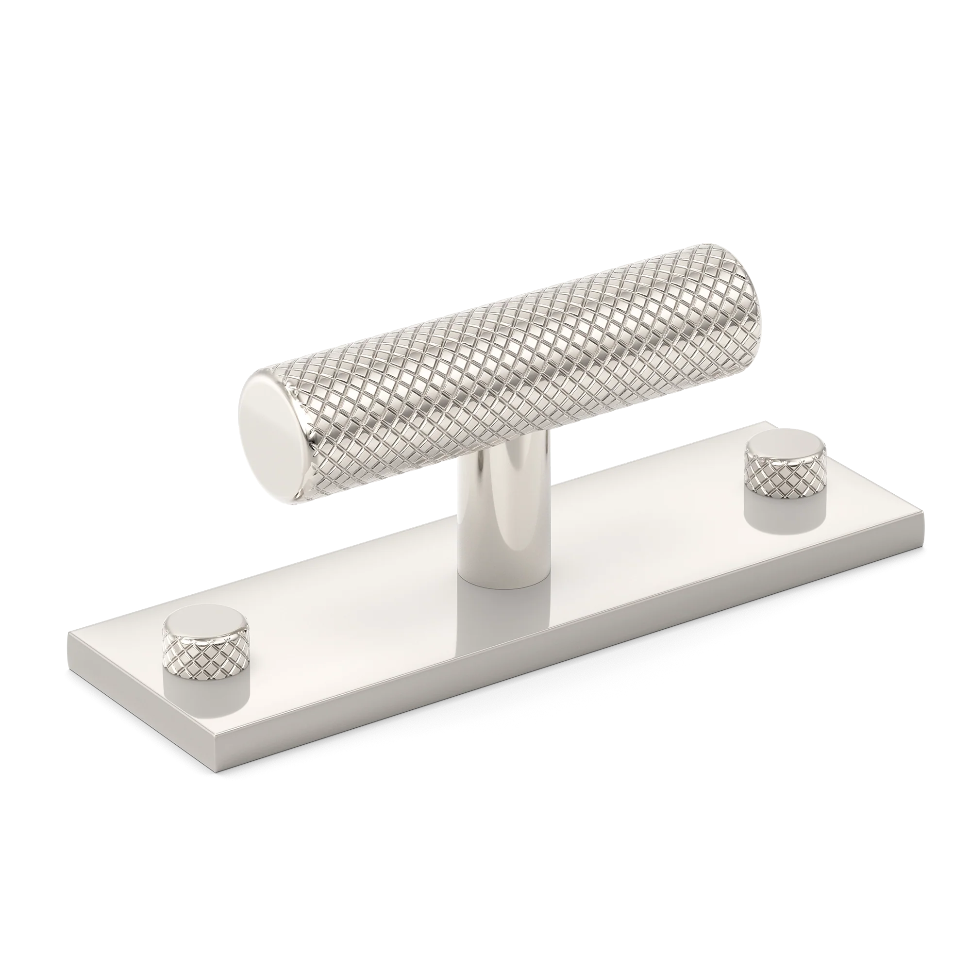 Armac Martin MIX Diamond Knurled T-bar Handle With Backplate