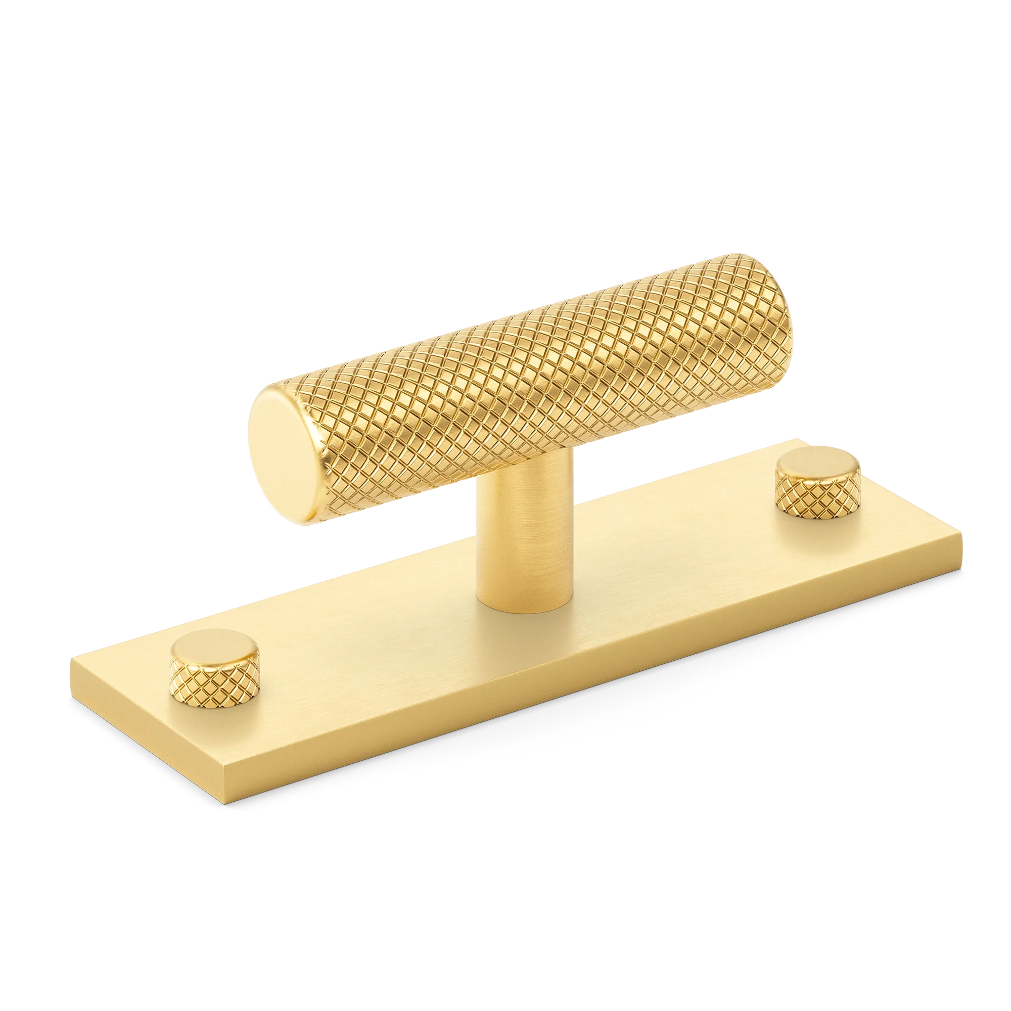 Armac Martin MIX Diamond Knurled T-bar Handle With Backplate