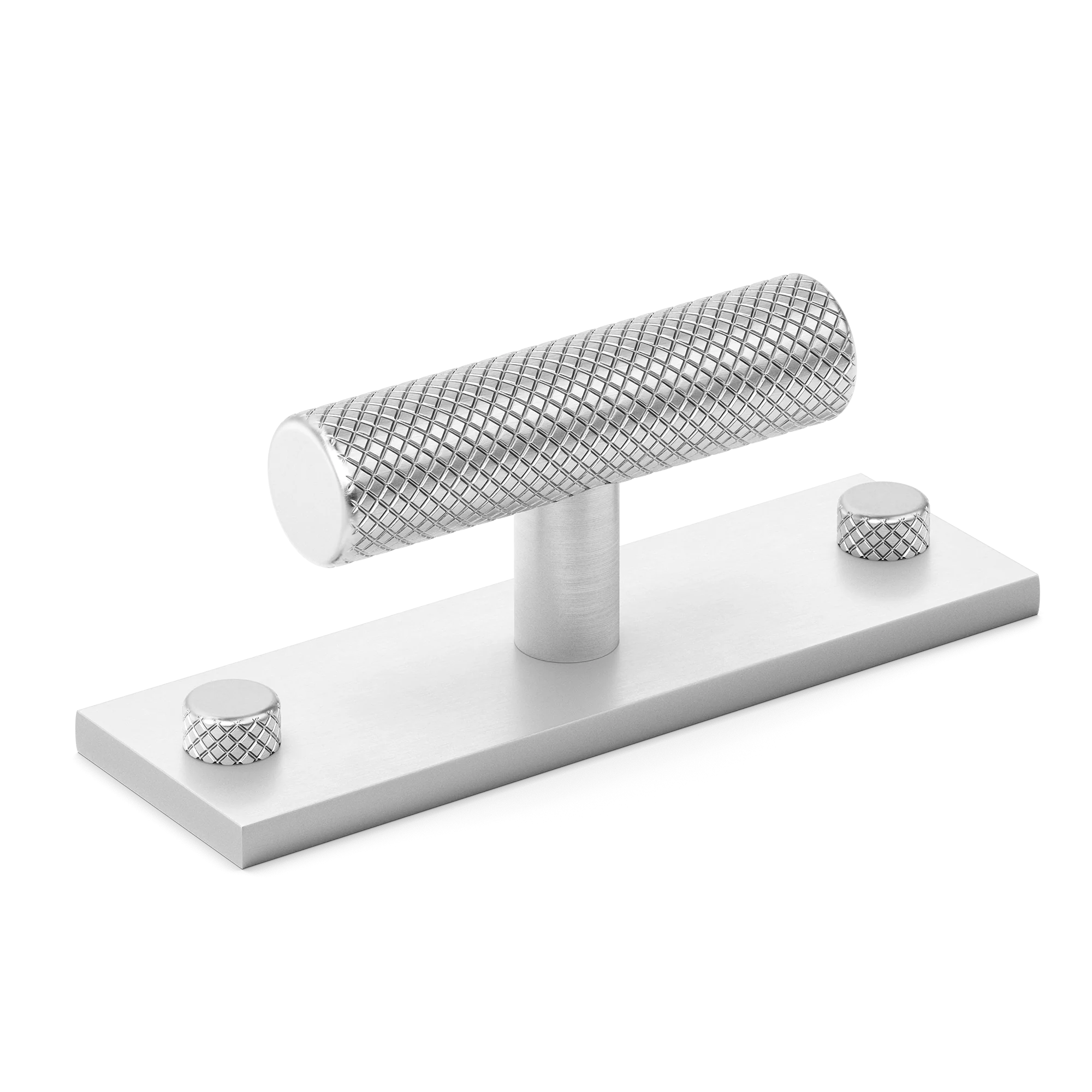 Armac Martin MIX Diamond Knurled T-bar Handle With Backplate