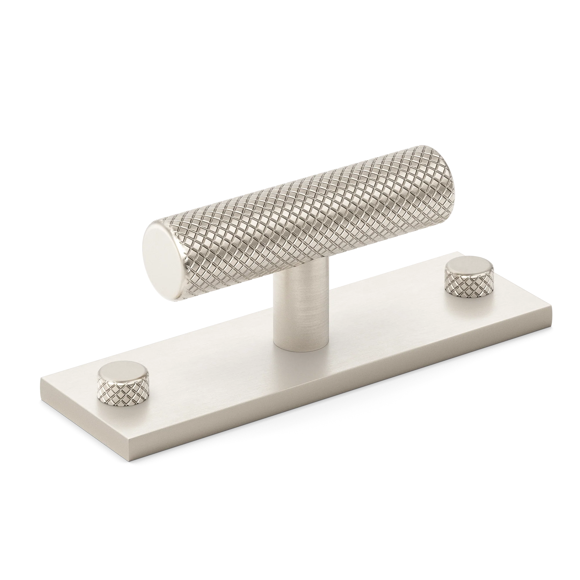 Armac Martin MIX Diamond Knurled T-bar Handle With Backplate