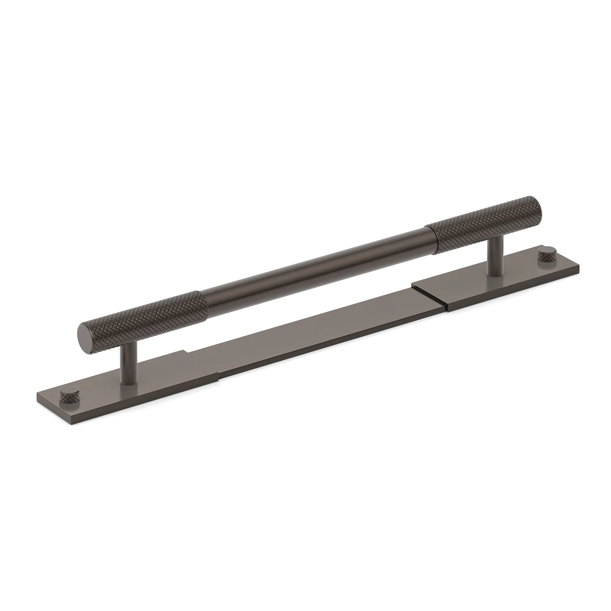 Armac Martin MIX Diamond Knurled Pull Handle With Backplate