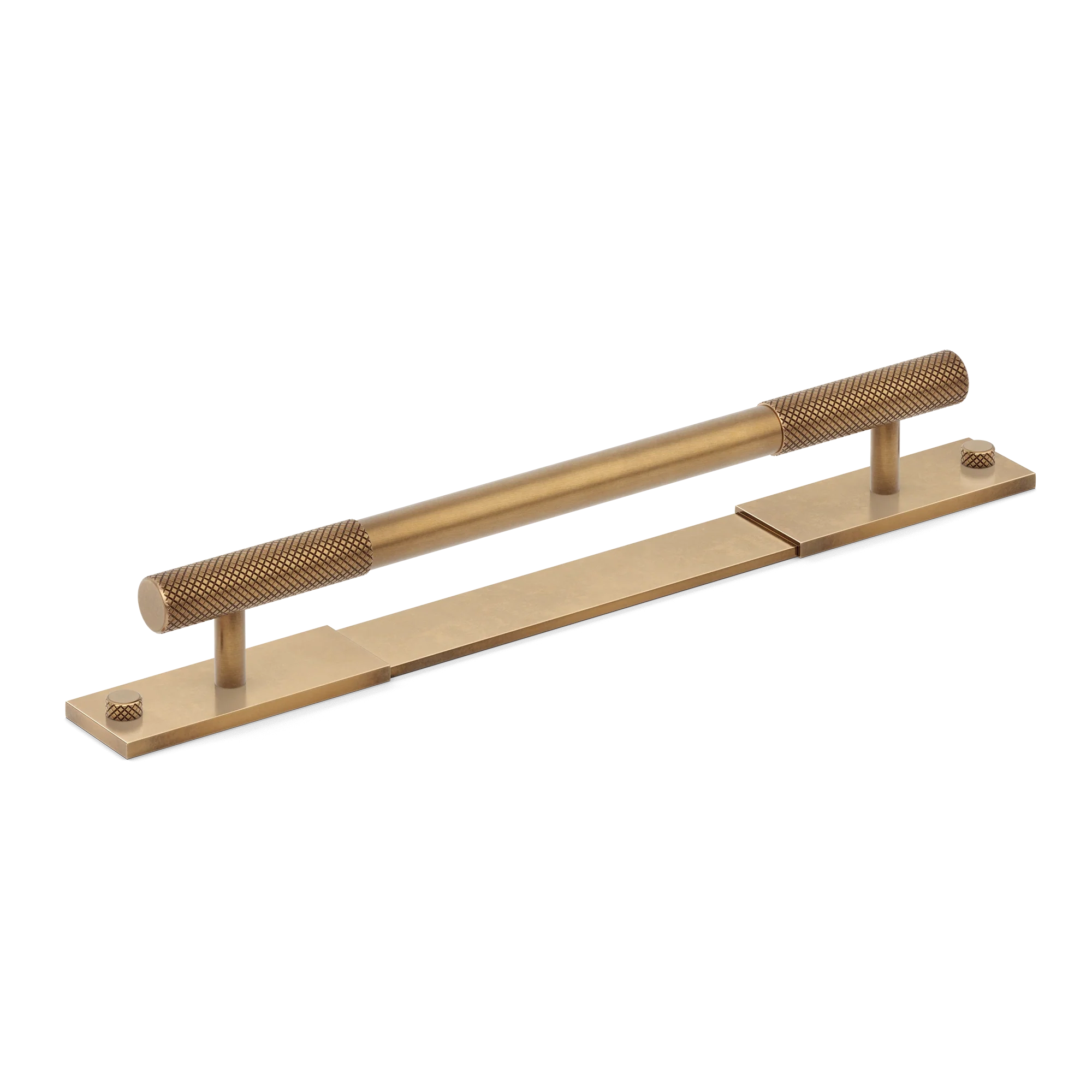 Armac Martin MIX Diamond Knurled Pull Handle With Backplate