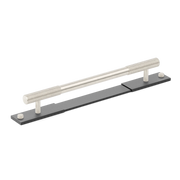 Armac Martin MIX Diamond Knurled Cabinet Handle With Backplate - Mixed Finish