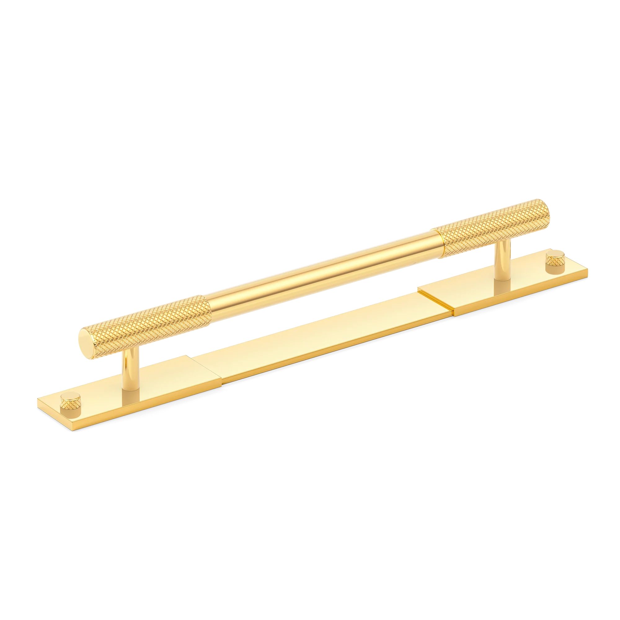 Armac Martin MIX Diamond Knurled Pull Handle With Backplate