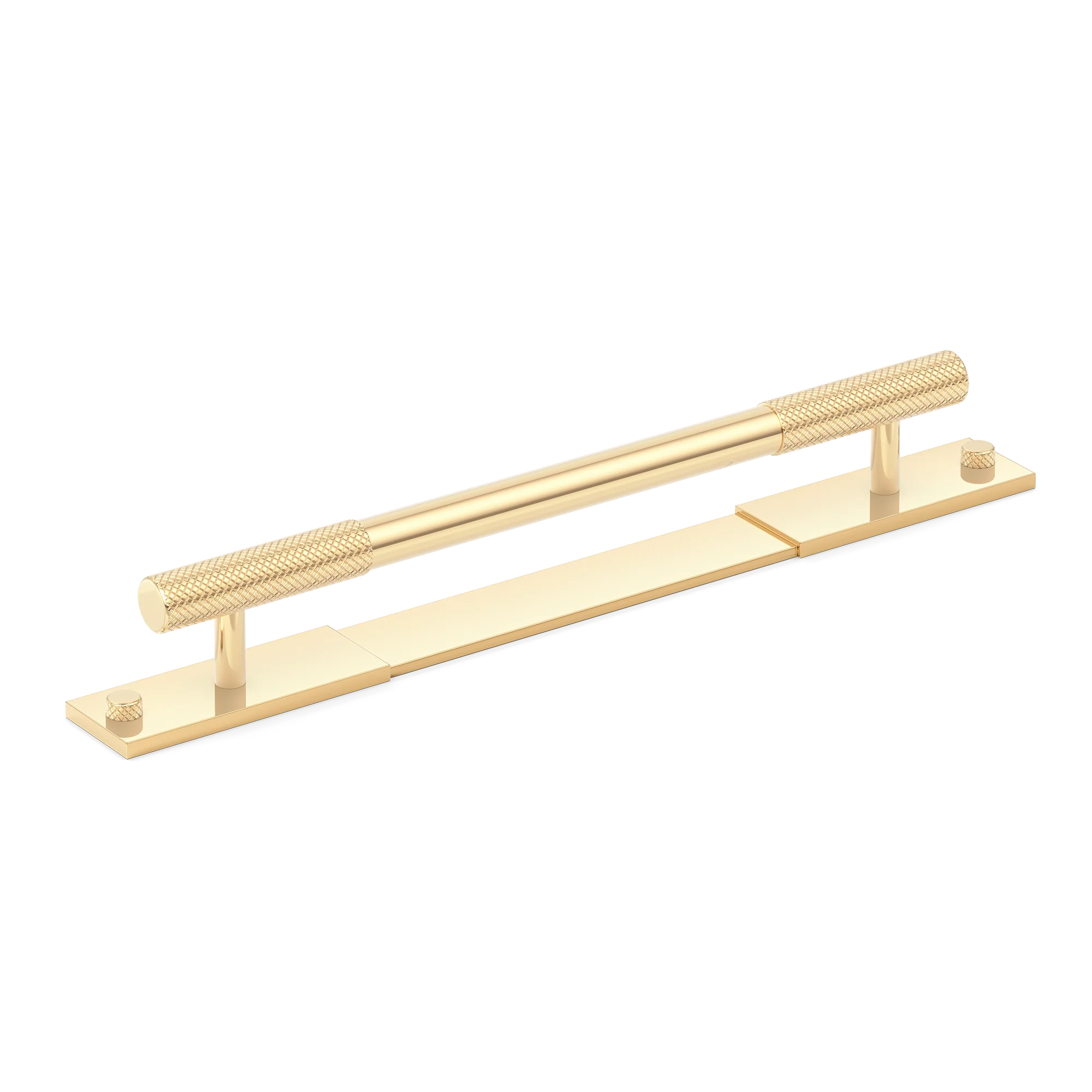 Armac Martin MIX Diamond Knurled Pull Handle With Backplate