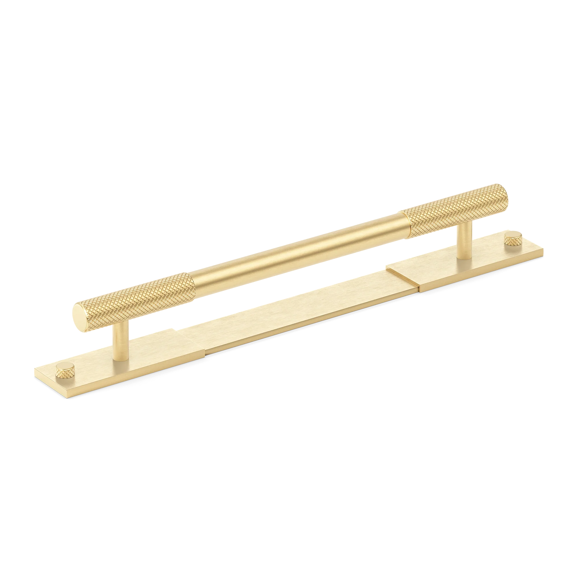 Armac Martin MIX Diamond Knurled Pull Handle With Backplate