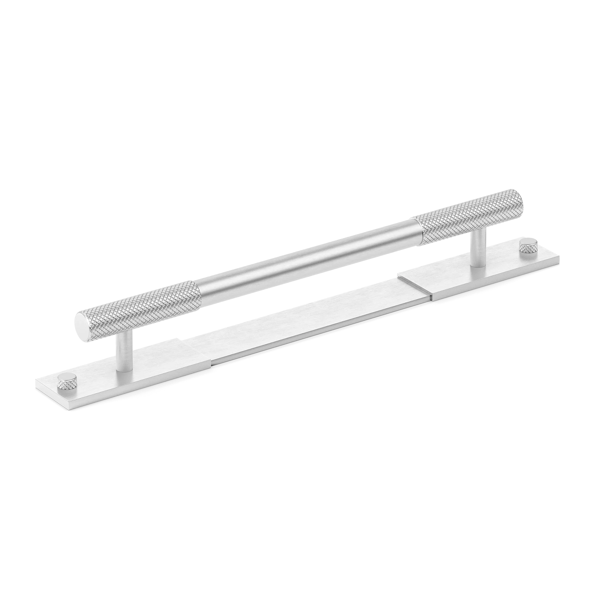 Armac Martin MIX Diamond Knurled Pull Handle With Backplate