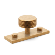Armac Martin MIX Diamond Knurled Cabinet Knob With Backplate