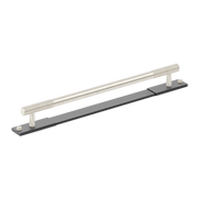 Armac Martin MIX Diamond Knurled Appliance Pull Handle With Backplate - Mixed Finish